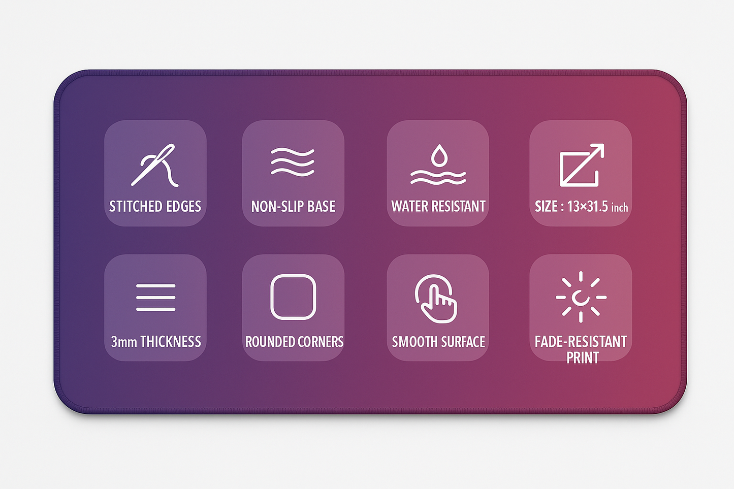 Shinobu Butterfly Desk Mat – Elegance Meets Power