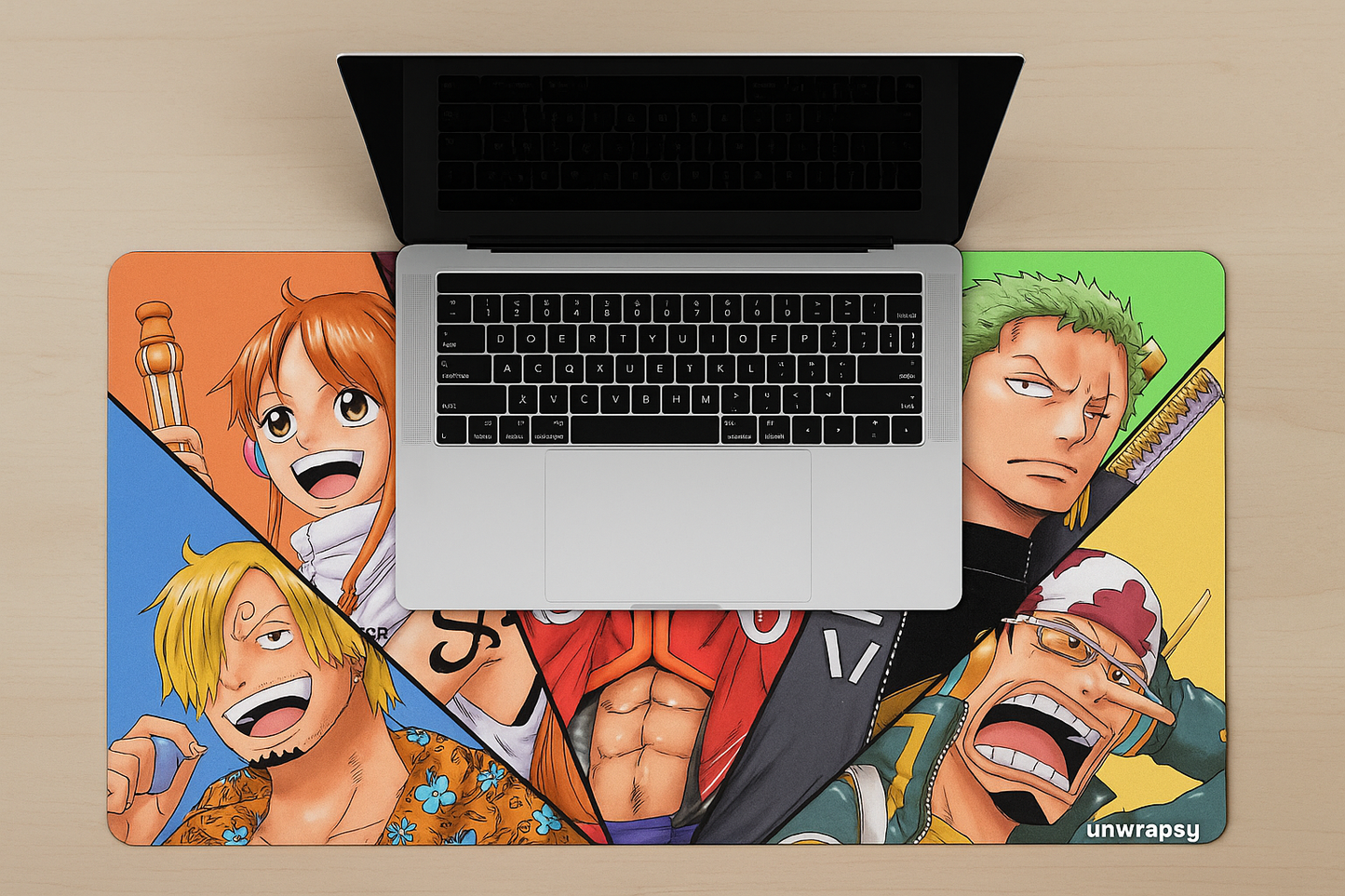 🏴‍☠️One Piece Crew Anime Desk Mat – 13x31.5 Inches