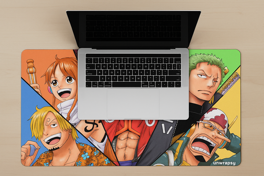 🏴‍☠️One Piece Crew Anime Desk Mat – 13x31.5 Inches
