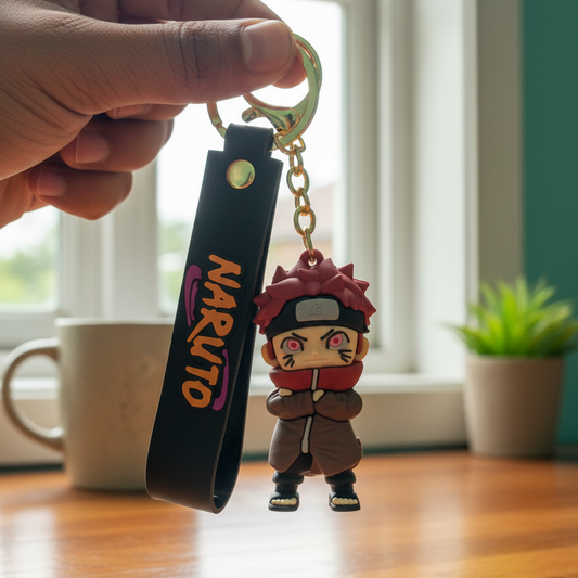 Naruto Gaara Anime Keychain – Premium Mini Figure with Stylish Strap