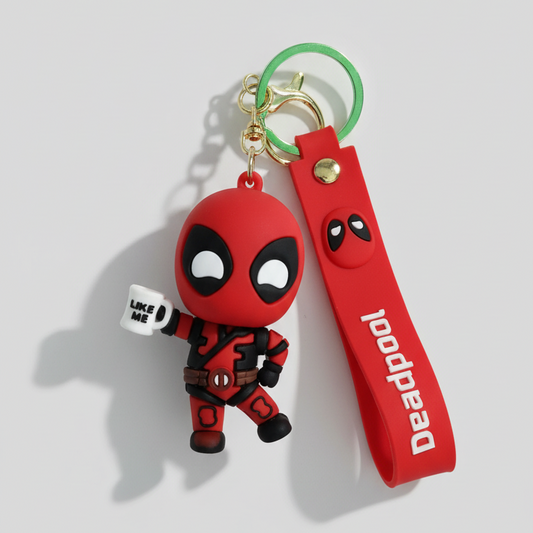 Deadpool 3D Mini Figure Keychain – With “Like Me” Mug