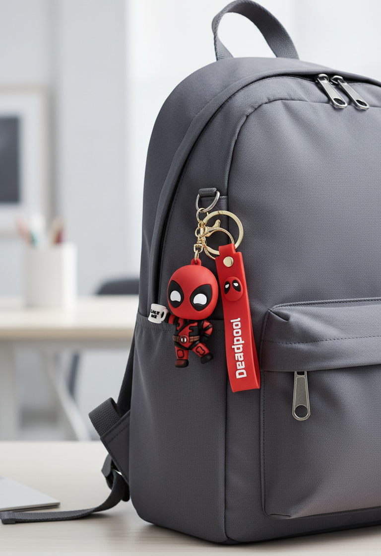 Deadpool 3D Mini Figure Keychain – With “Like Me” Mug