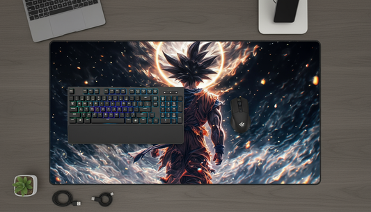 Ultra Instinct Anime Desk Mat – 13×31.5 Inches